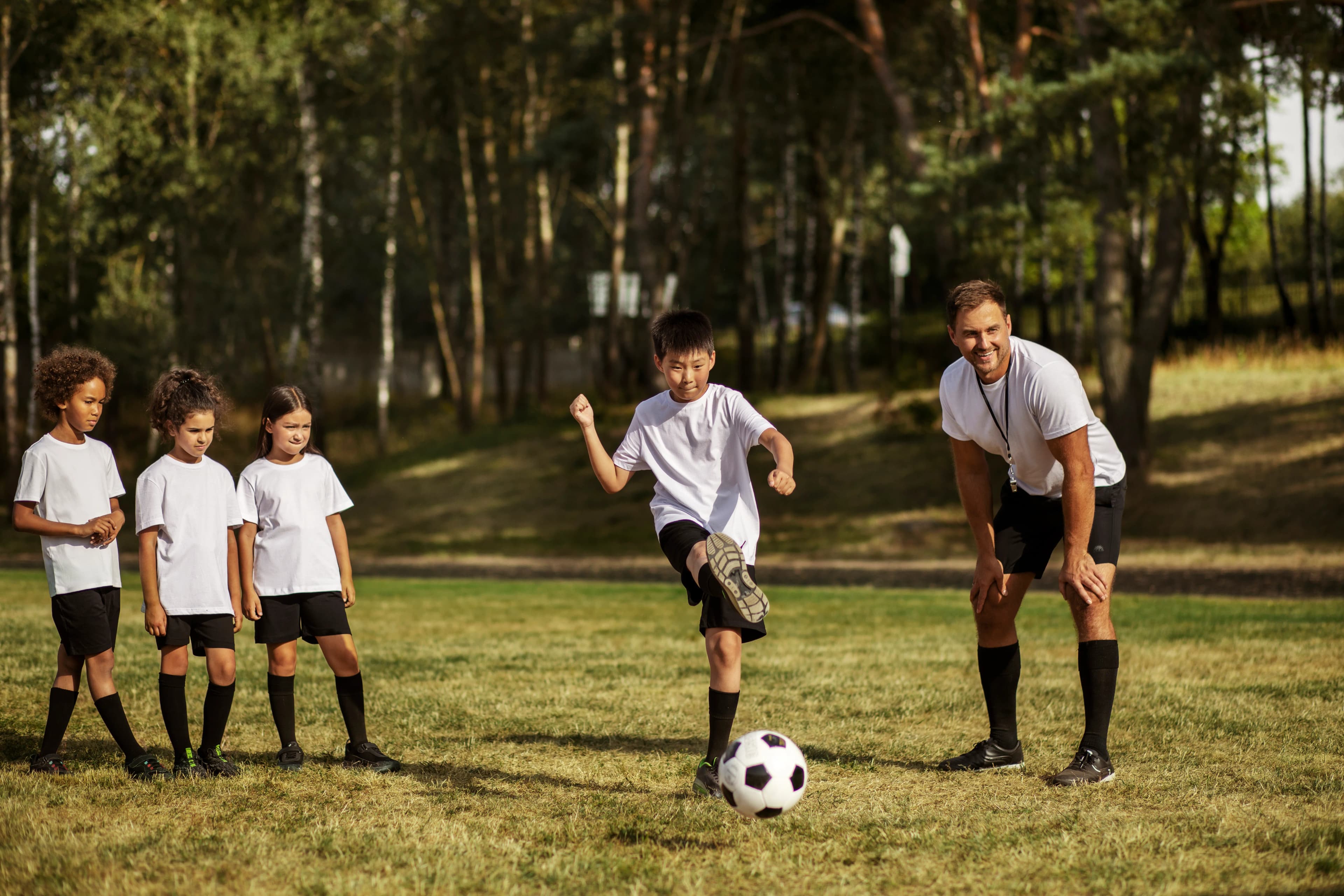 Football training session